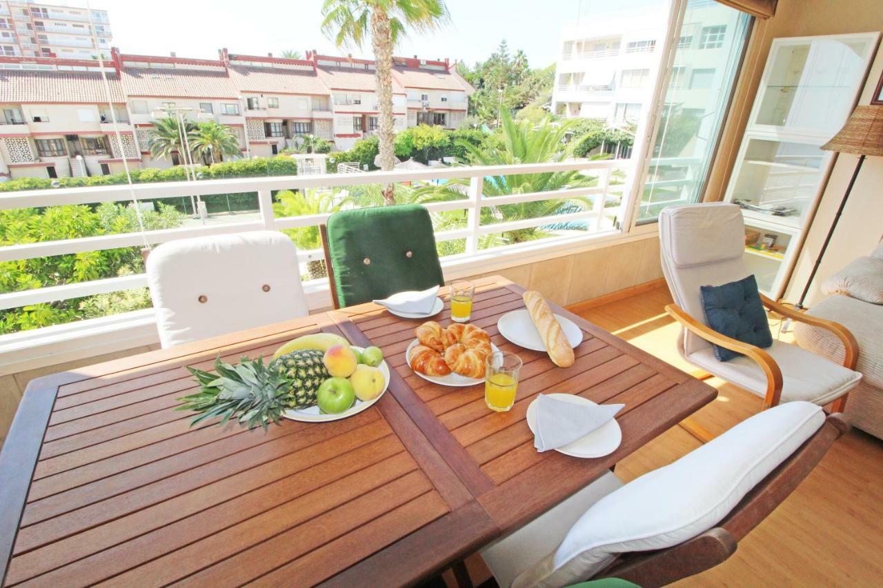 Apartamento 1a línea Playa San Juan. Vistas. Piscina. BBQ. Gym El Campello Exterior foto