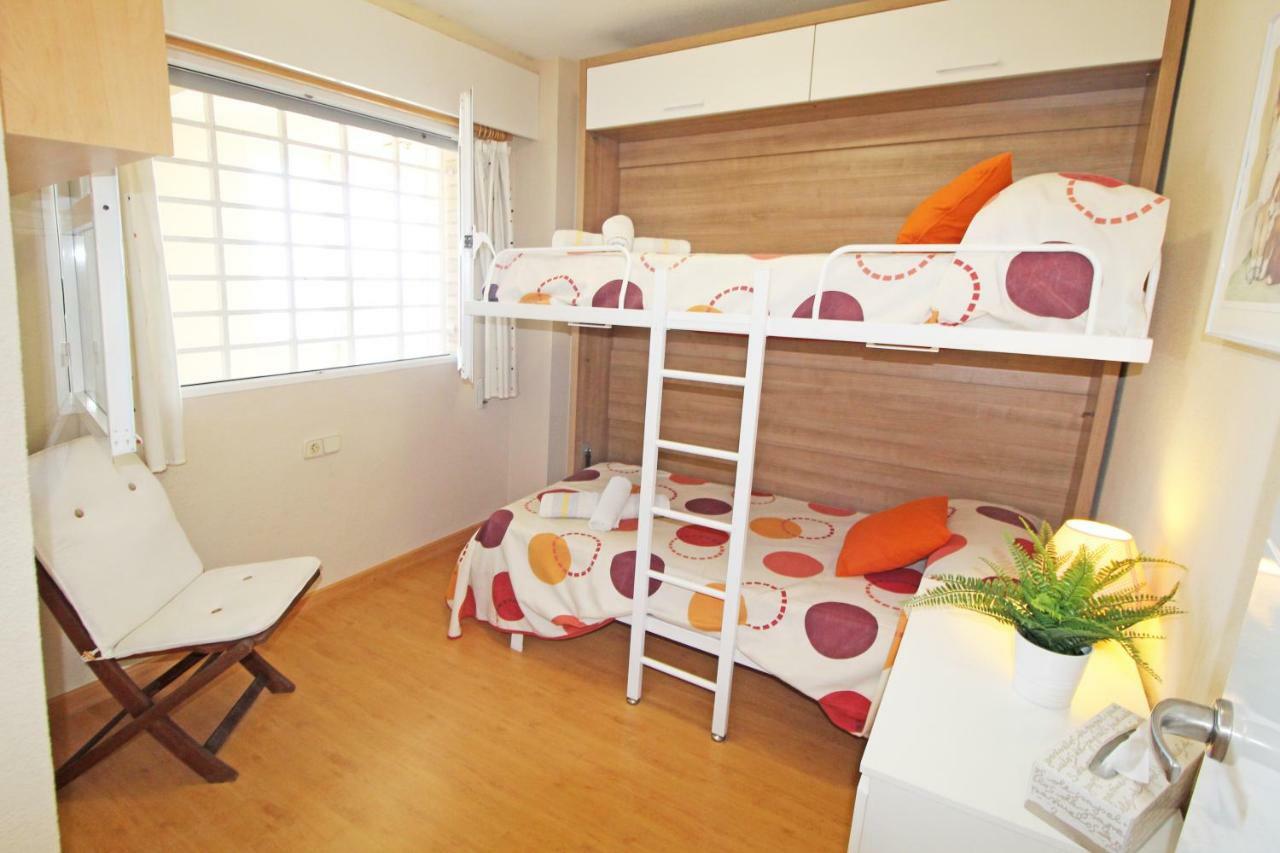 Apartamento 1a línea Playa San Juan. Vistas. Piscina. BBQ. Gym El Campello Exterior foto