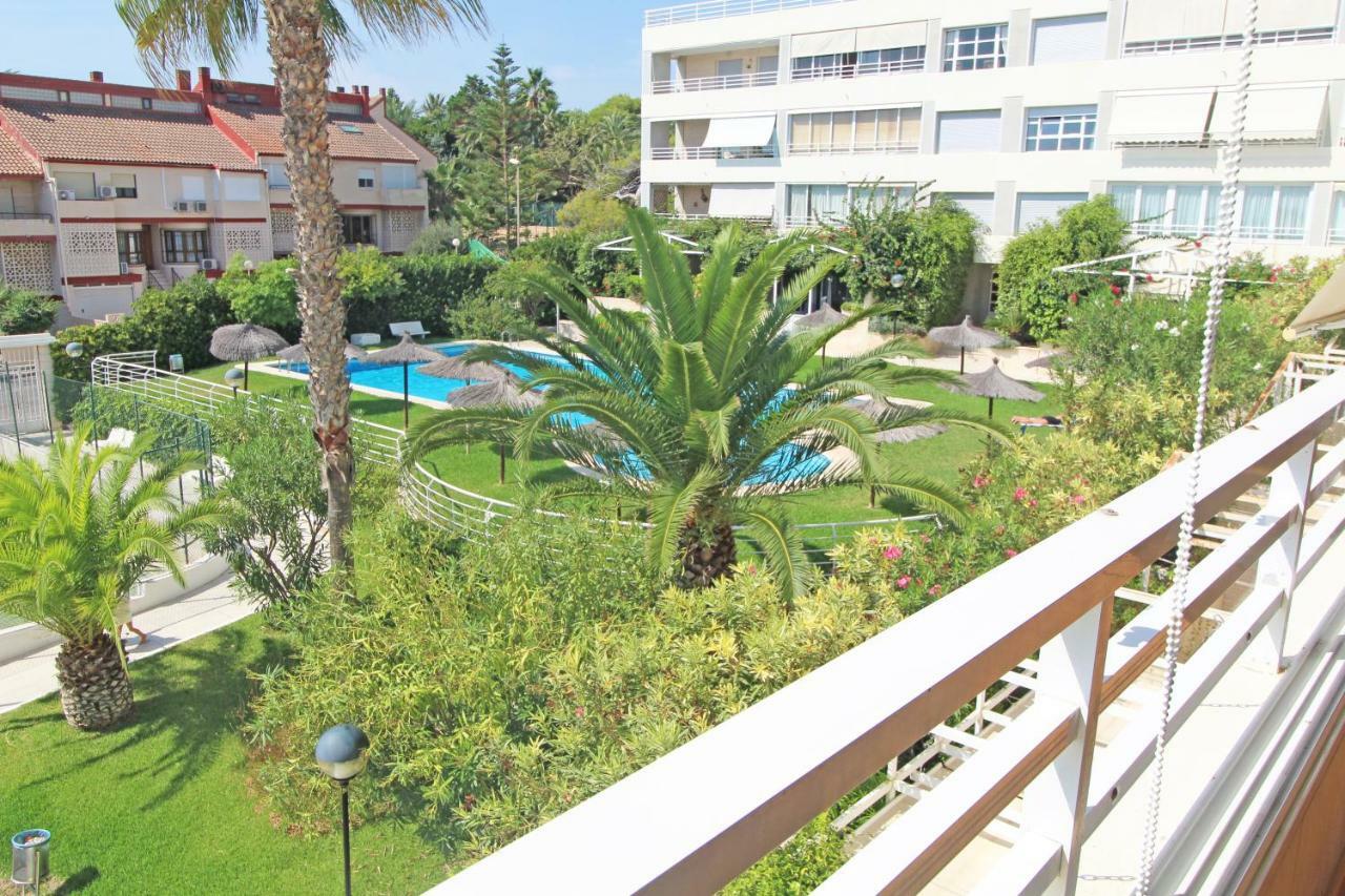 Apartamento 1a línea Playa San Juan. Vistas. Piscina. BBQ. Gym El Campello Exterior foto