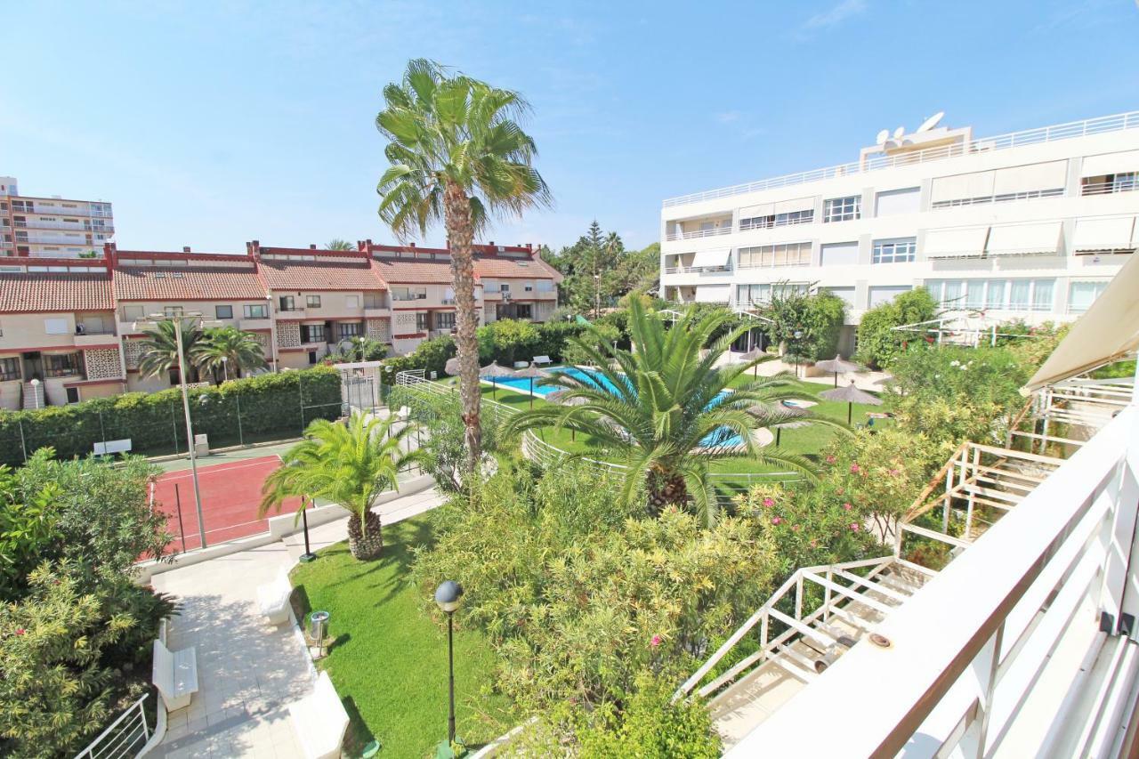Apartamento 1a línea Playa San Juan. Vistas. Piscina. BBQ. Gym El Campello Exterior foto
